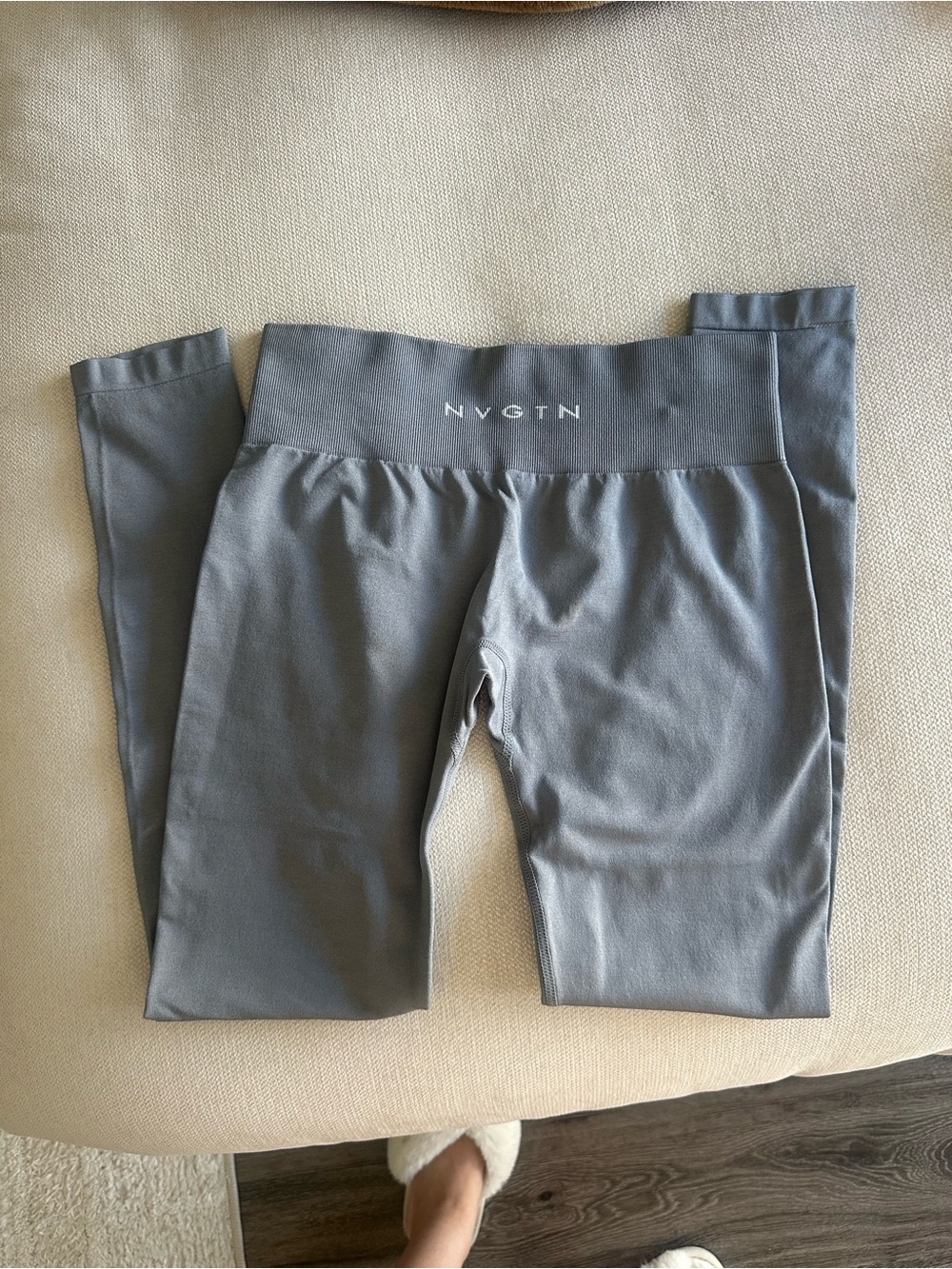 NVGTN Gray Workout Seamless Leggings